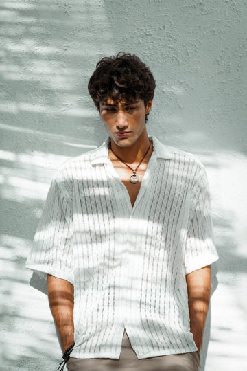 BIANCO WHITE OVERSIZED SHIRT