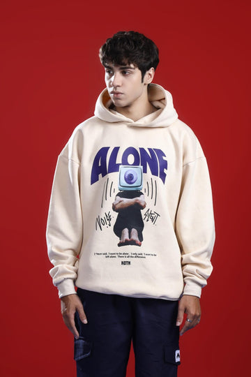 ALONE OVERSIZED HOODIE