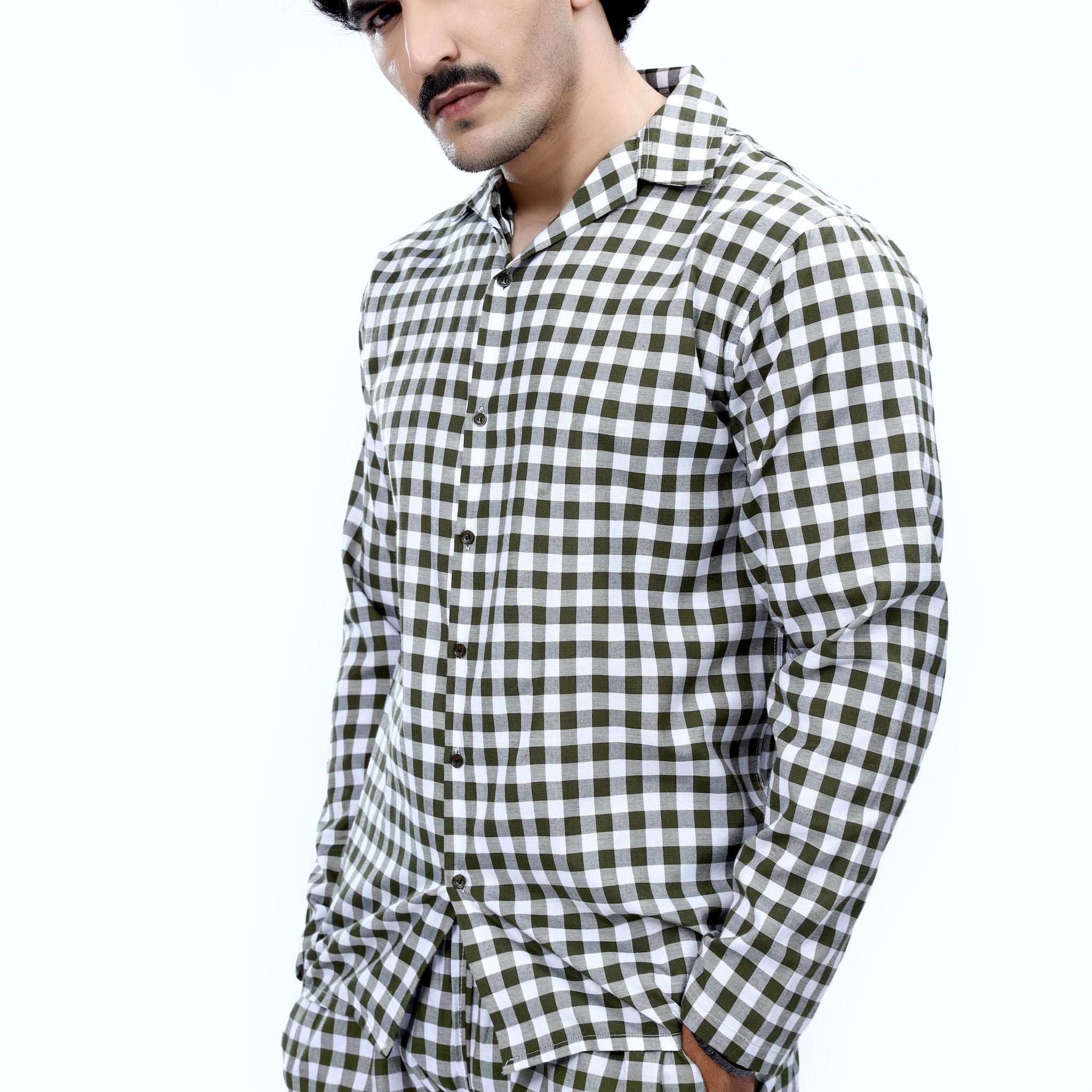 Green Check Nightsuit