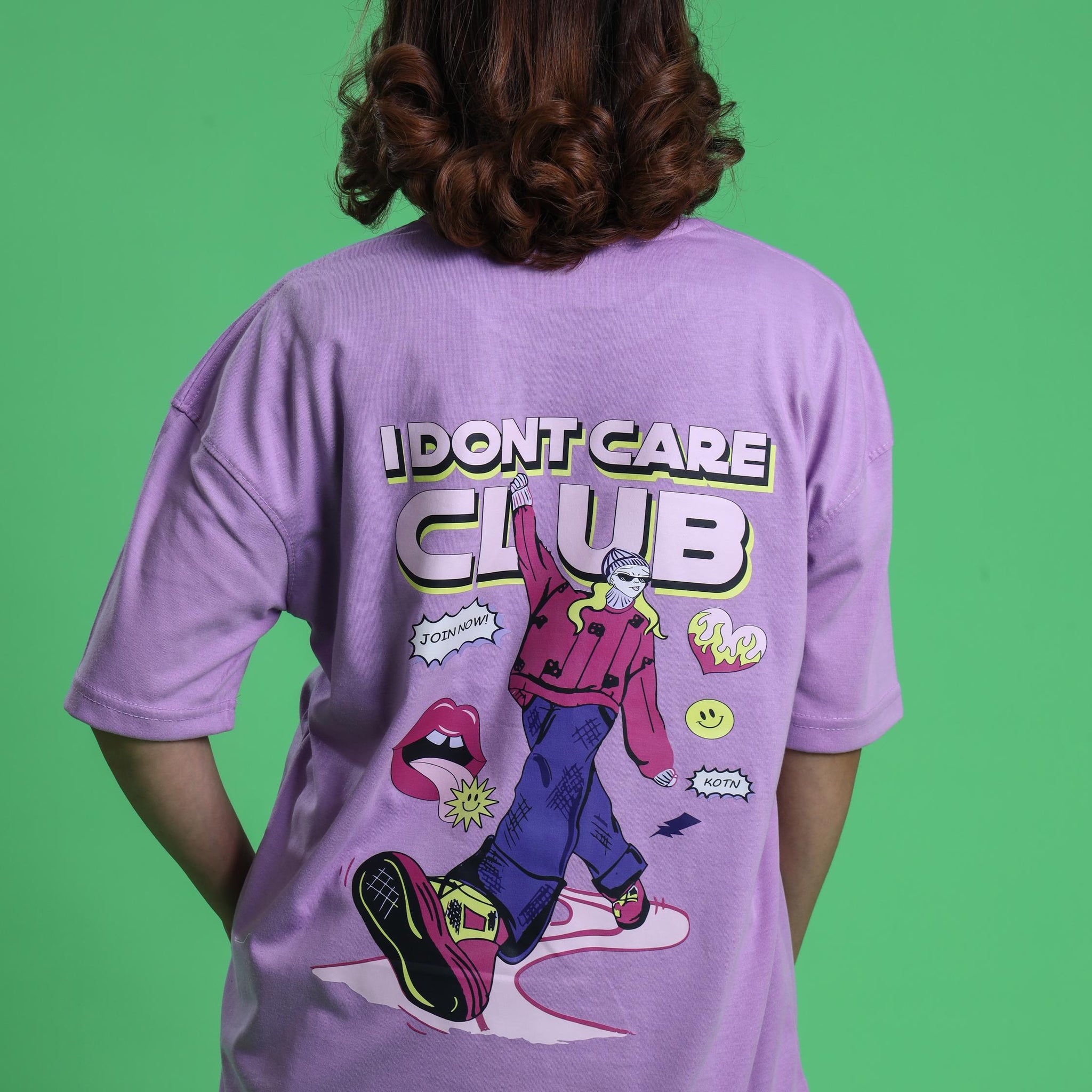 DON’T CARE CLUB OVERSIZED T-SHIRT