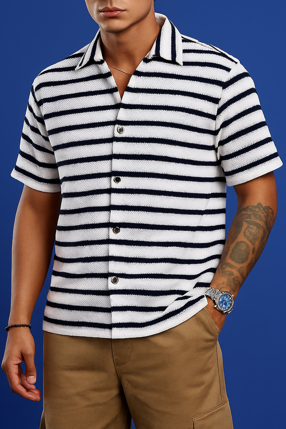 WAVE THEORY STRIPE SHIRT