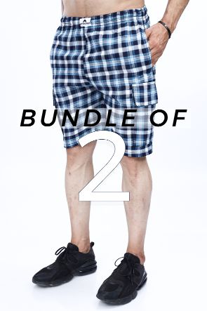 Bundle of 2 Checkered Short