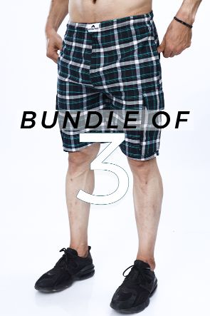 Bundle of 3 Checkered Short