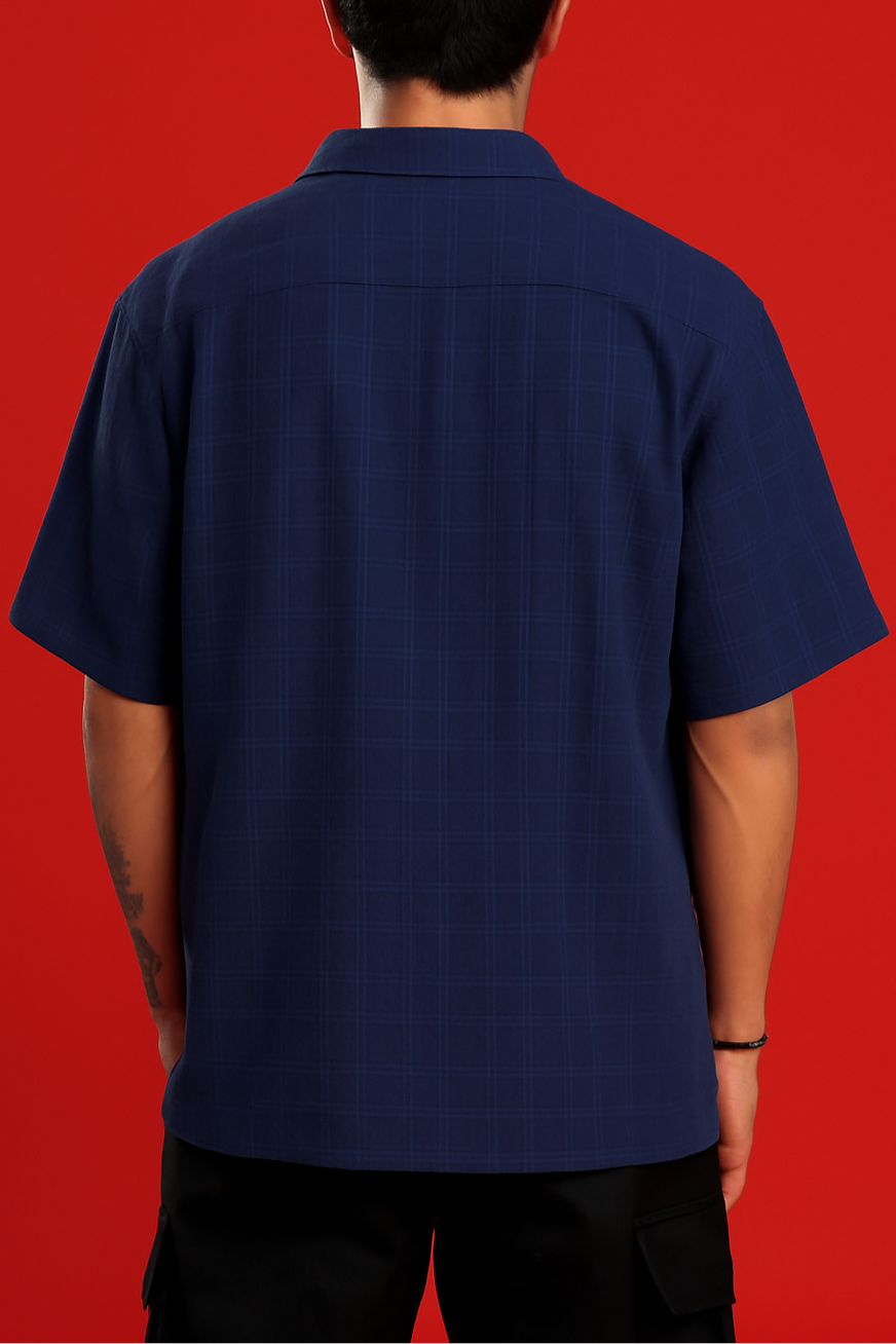 PHANTOM NAVY OVERSIZED SHIRT