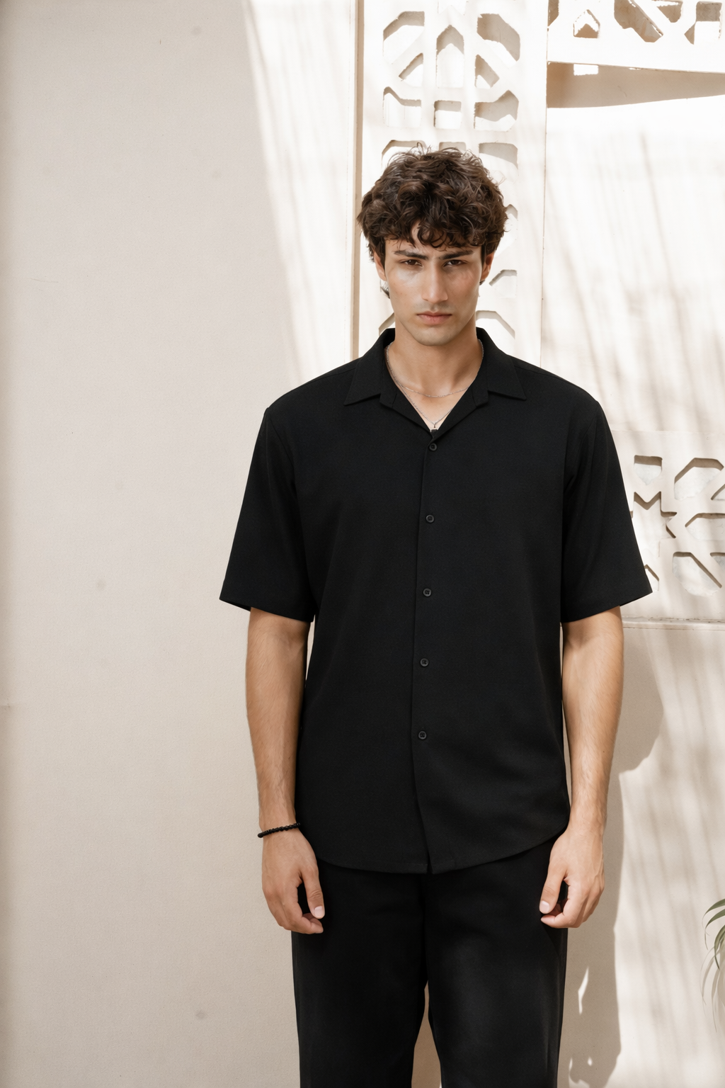 ECLIPSE BLACK OVERSIZED SHIRT