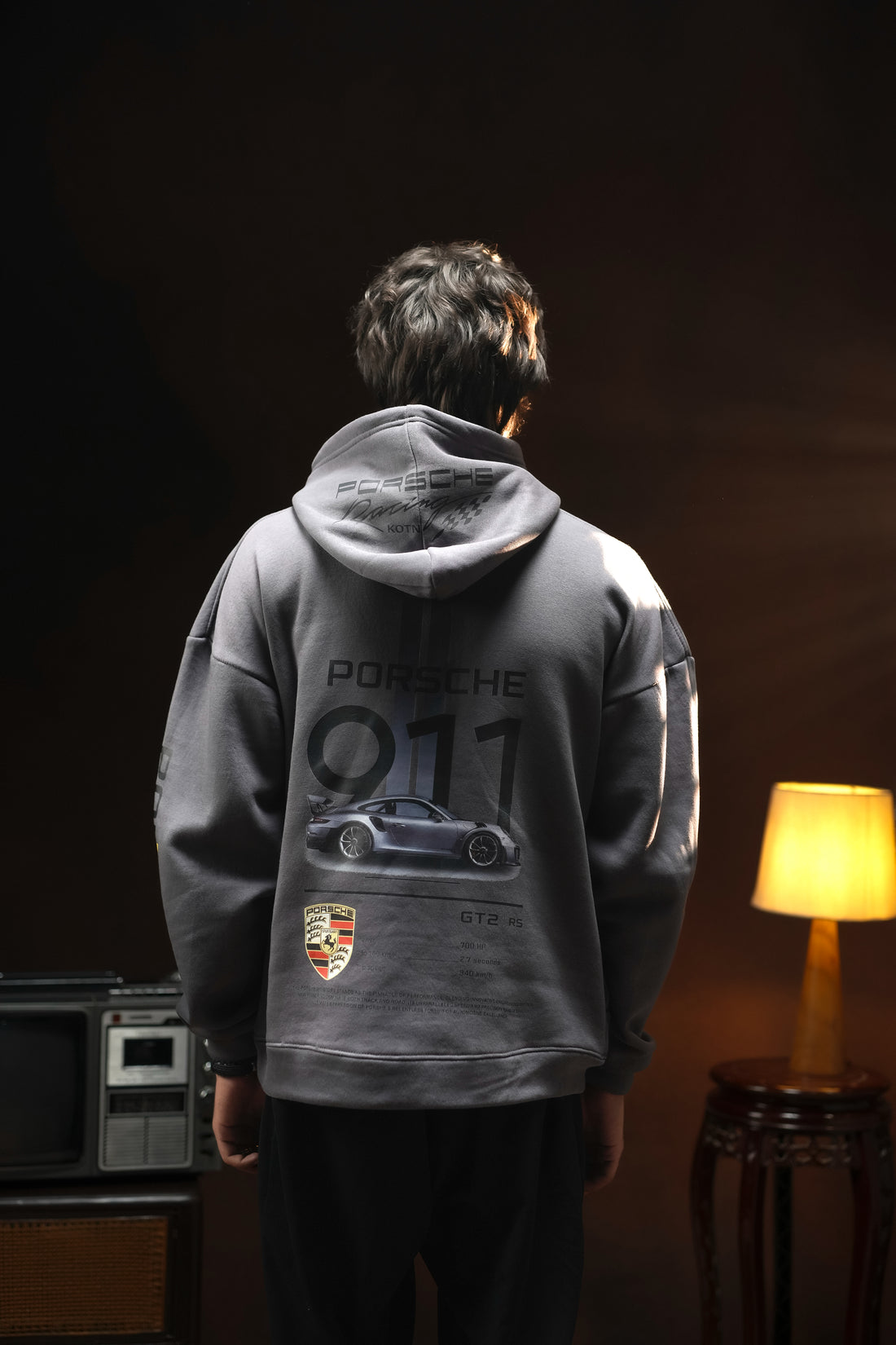 PORSCHE OVERSIZED HOODIE