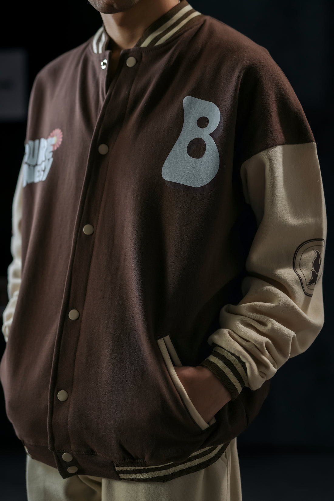 FIREBALL CLUB OVERSIZED VARSITY JACKET