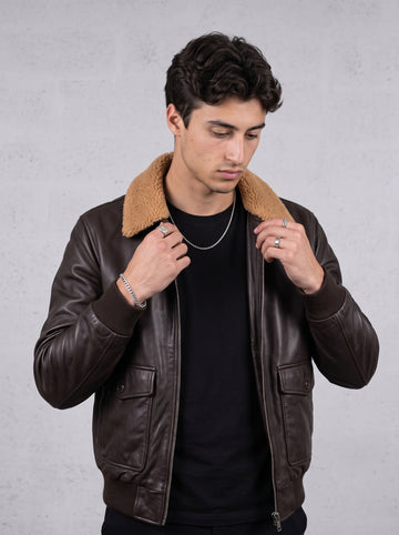 FLIGHTLINE LEATHER JACKET