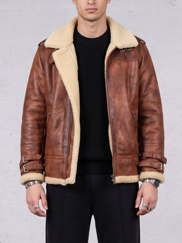 MAVERICK FUR LEATHER JACKET