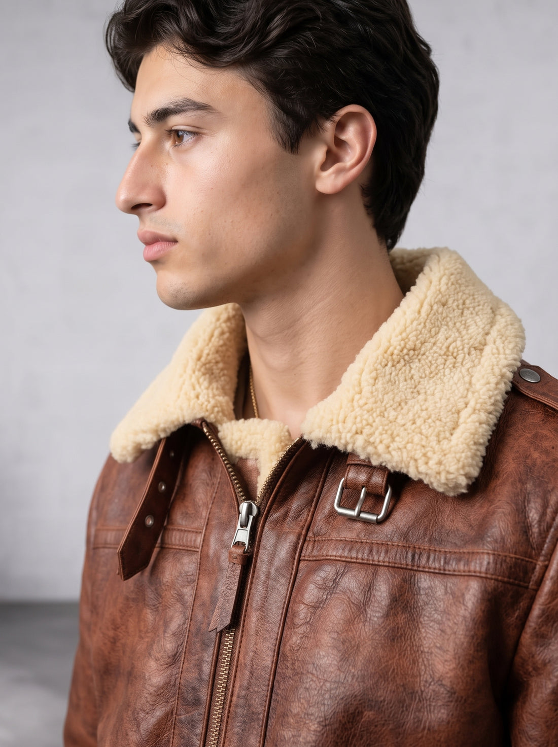 MAVERICK FUR LEATHER JACKET