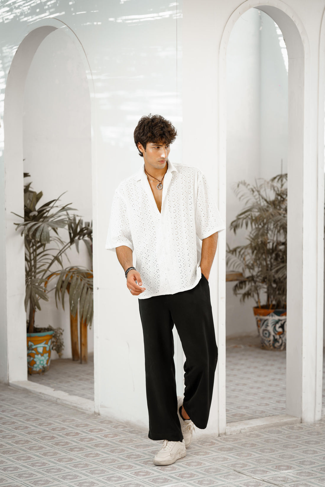 EDEN WHITE OVERSIZED SHIRT
