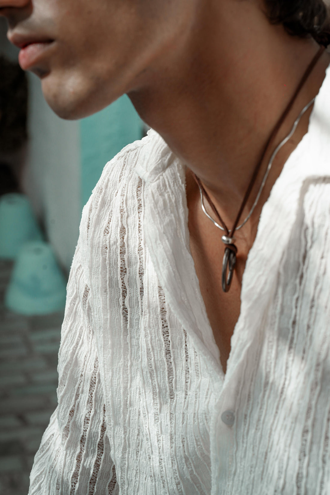 BIANCO WHITE OVERSIZED SHIRT
