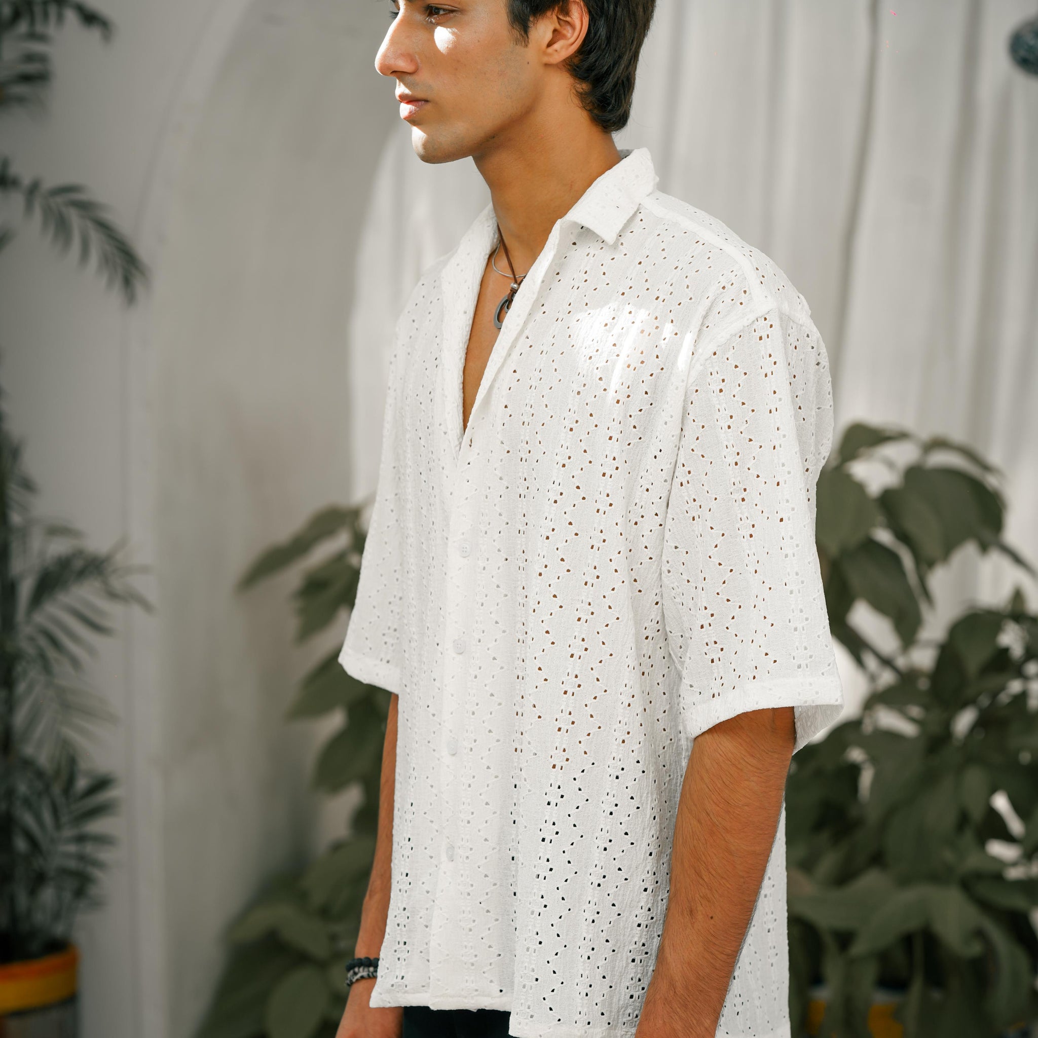 EDEN WHITE OVERSIZED SHIRT