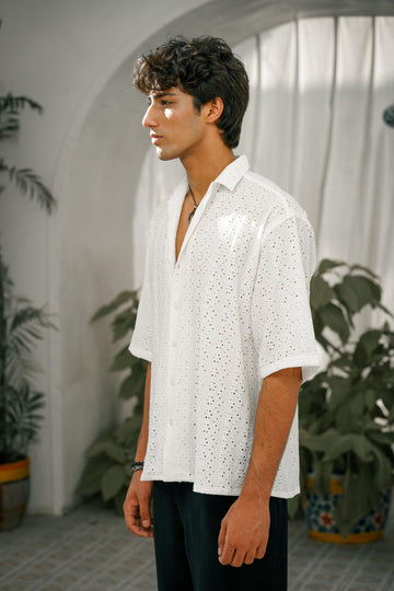 EDEN WHITE OVERSIZED SHIRT