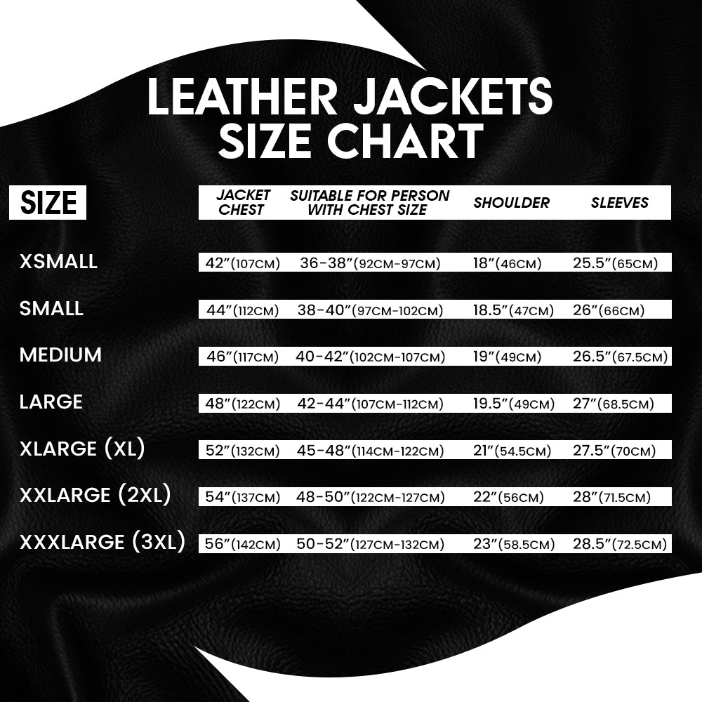Black Classic Leather Coat - Men