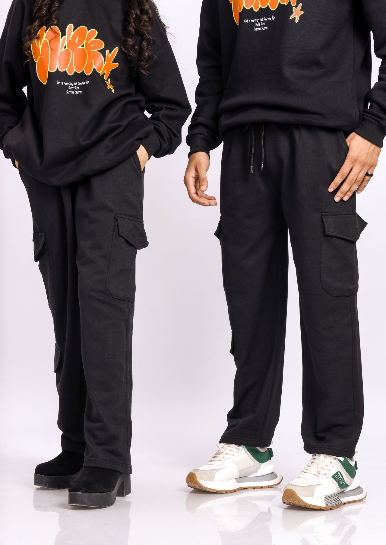 Black Cargo Trouser