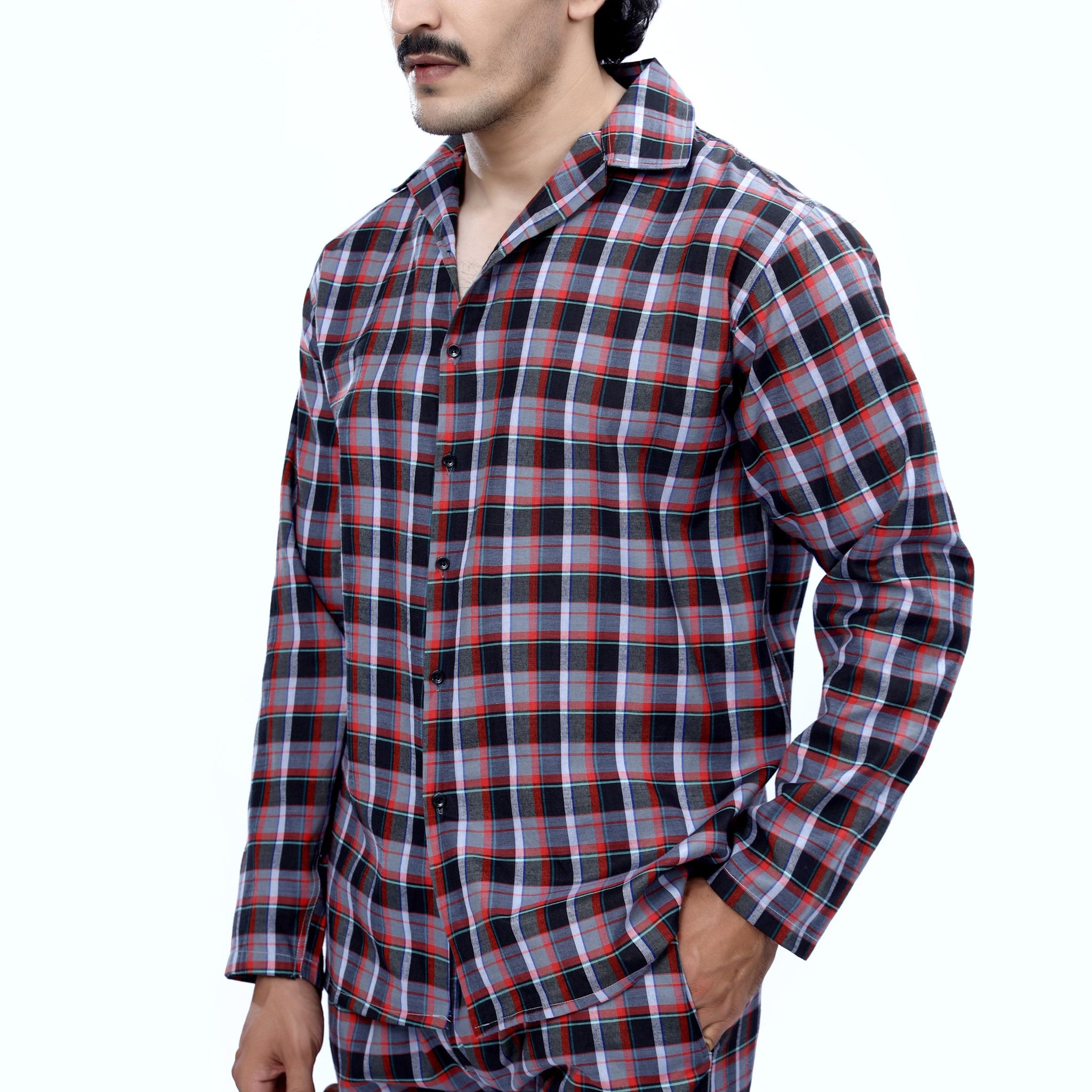 Grey Check Nightsuit