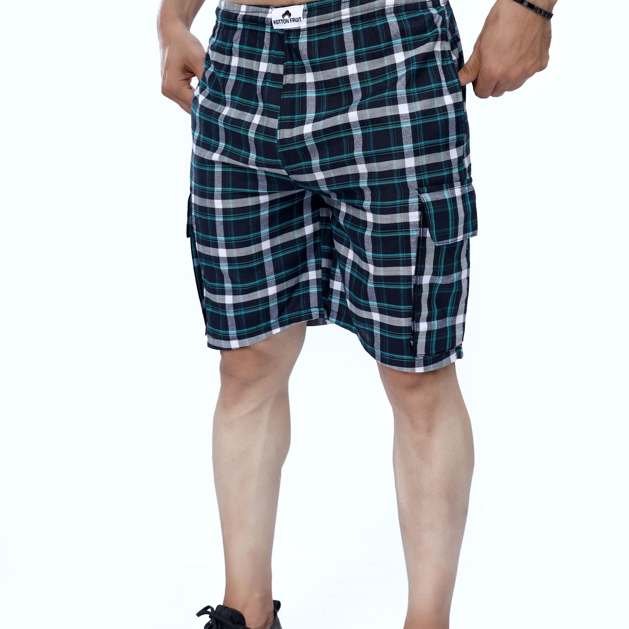 Green Checkered Short
