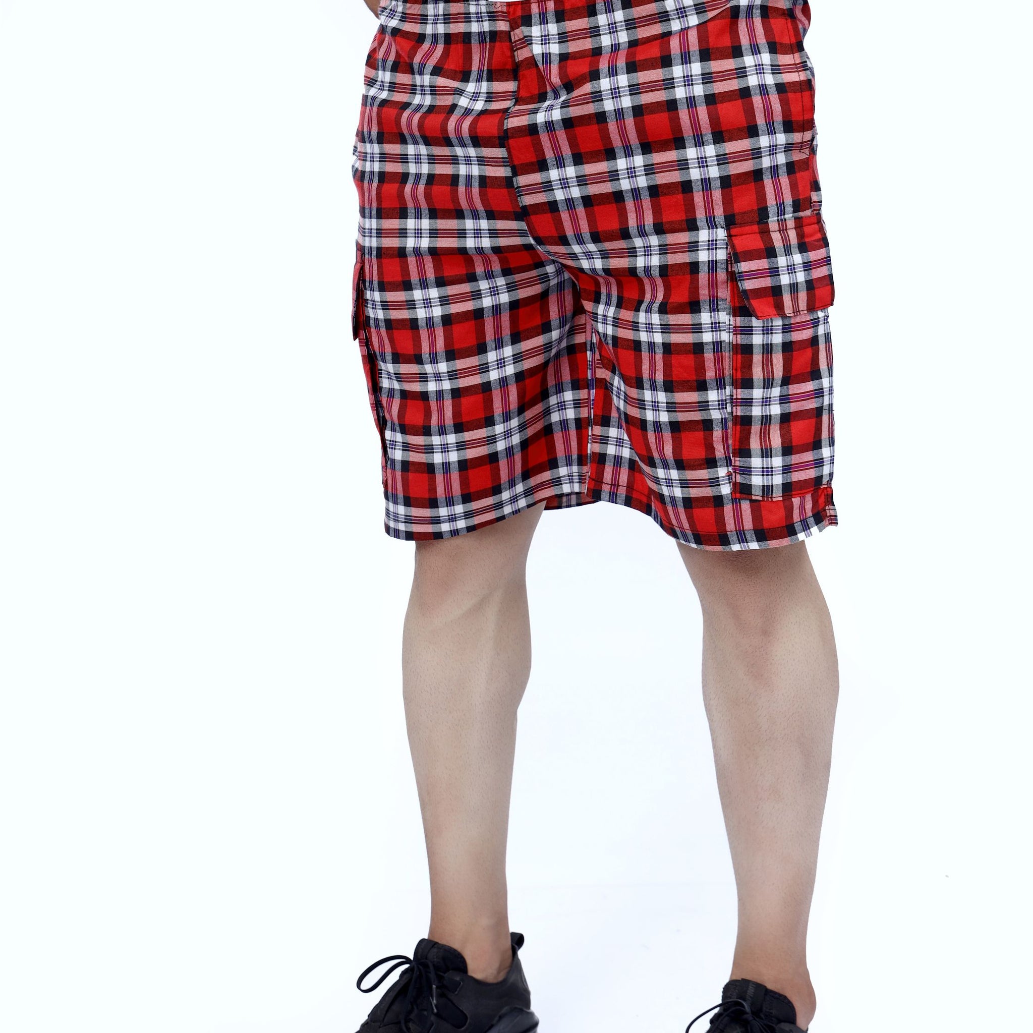 Red Checkered Short