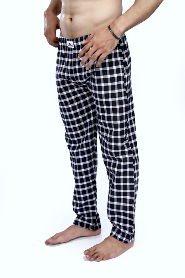 Black & White Check Pajama - Unisex