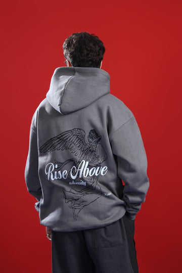 RISE ABOVE OVERSIZED HOODIE