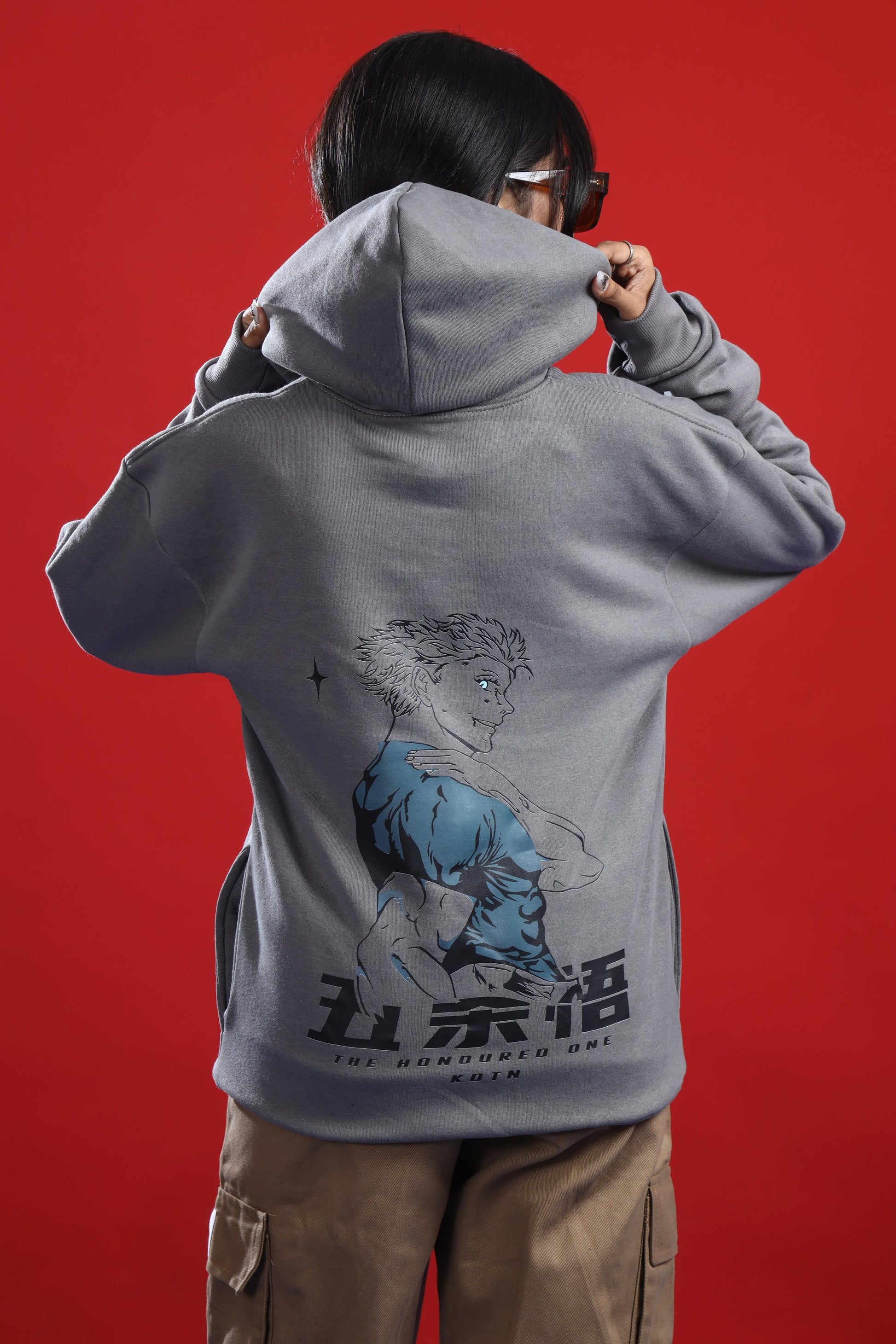GOJO SATORU OVERSIZED HOODIE Kotton Fruit - Main Image