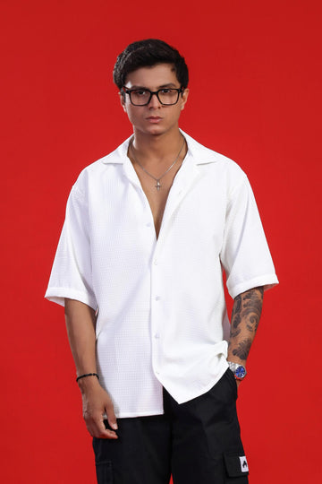 FROST WHITE OVERSIZED SHIRT