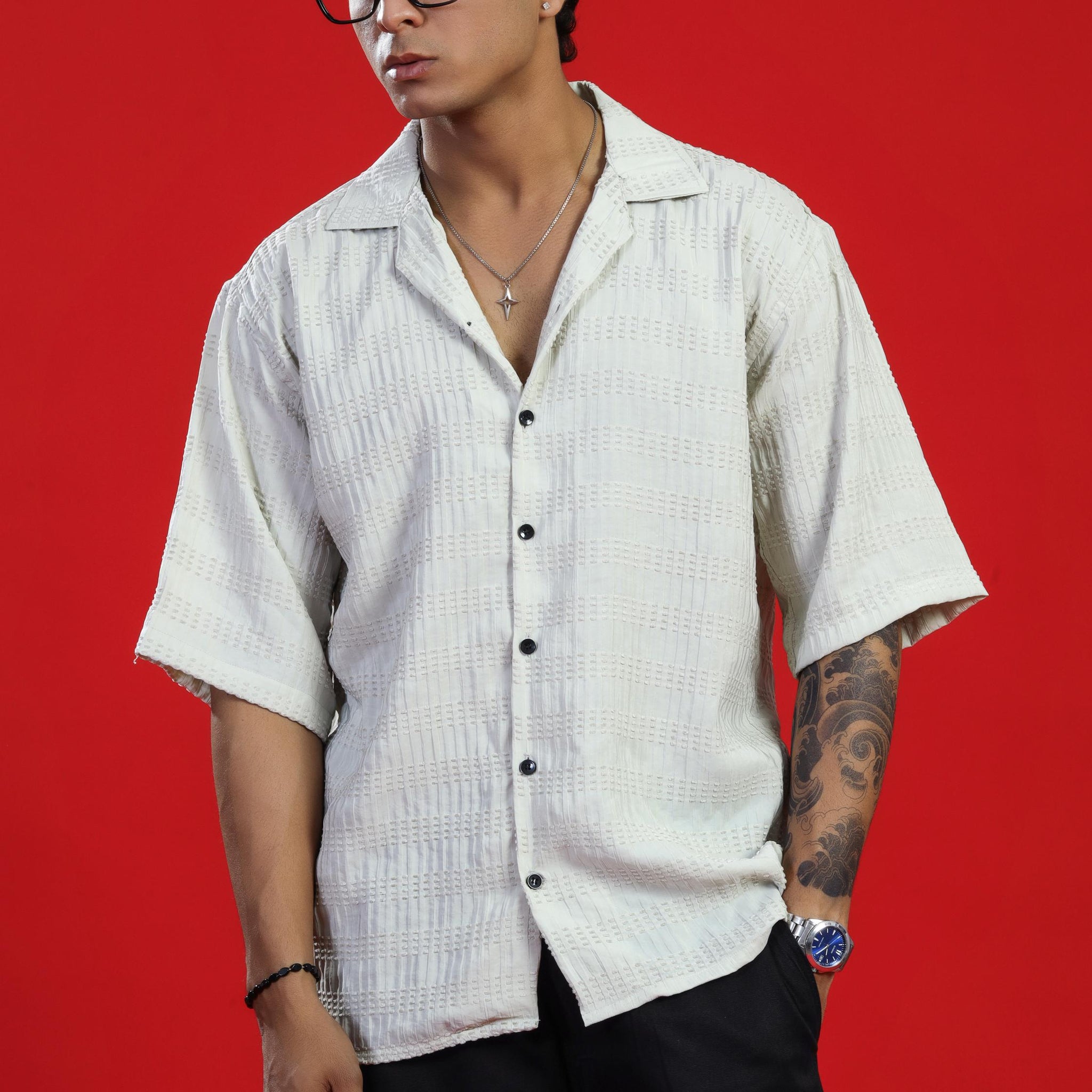 SANDSTONE BEIGE OVERSIZED SHIRT