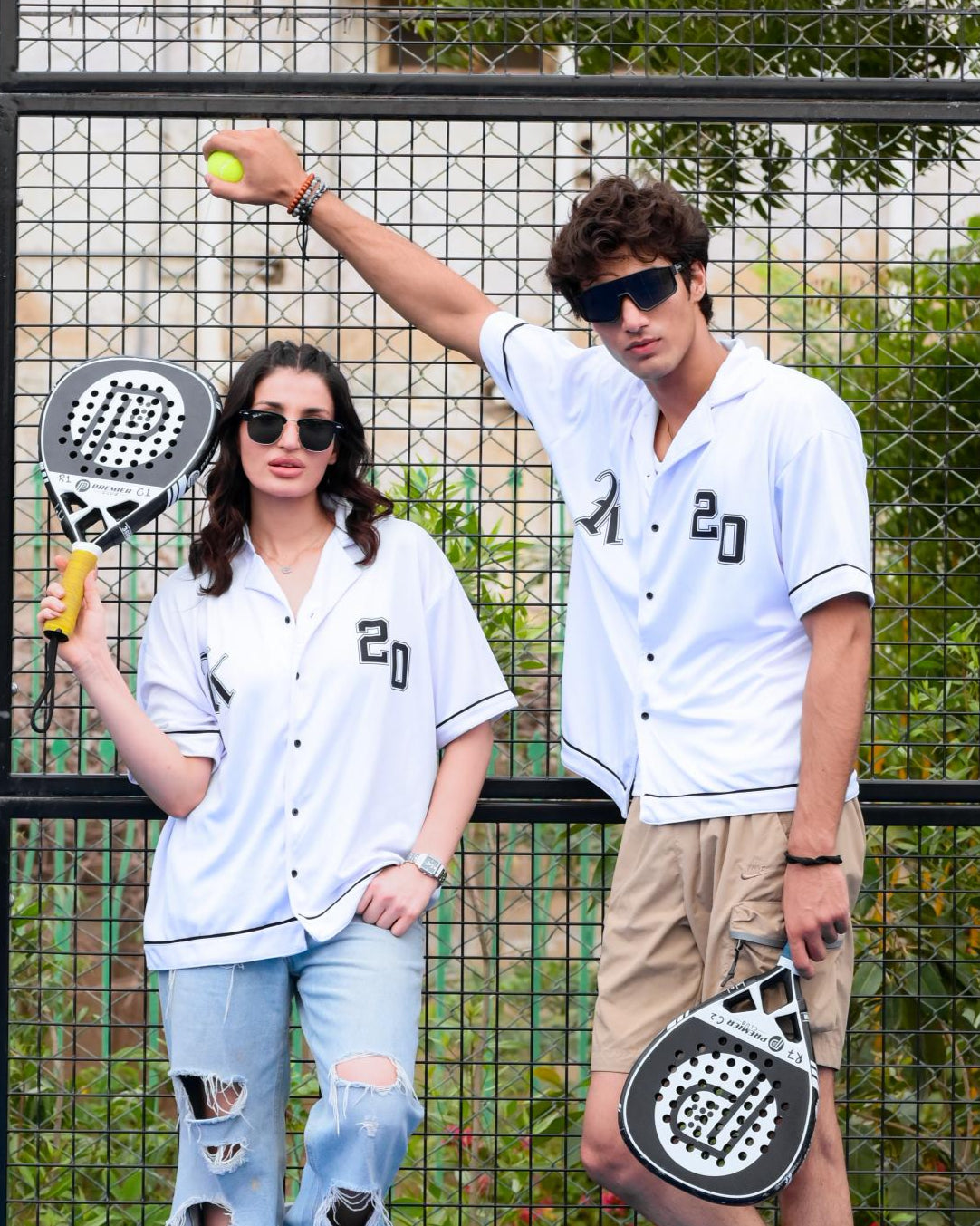 VARSITY K-20 MESH CUBAN OVERSIZED SHIRT