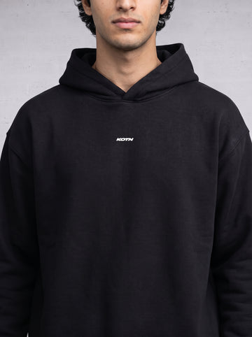 BLACK ESSENTIAL OVERSIZED HOODIE