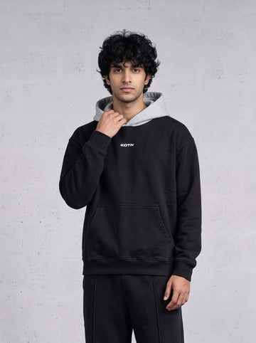 ASH CONTRAST ESSENTIAL HOODIE