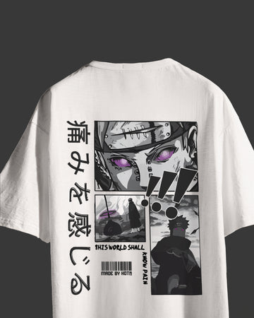 SHALL KNOW PAIN OVERSIZED T-SHIRT