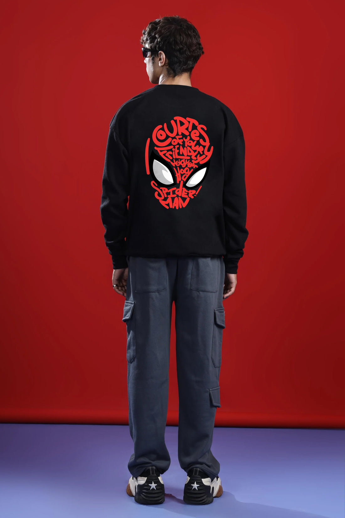 SPIDERMAN OVERSIZED SWEATSHIRT