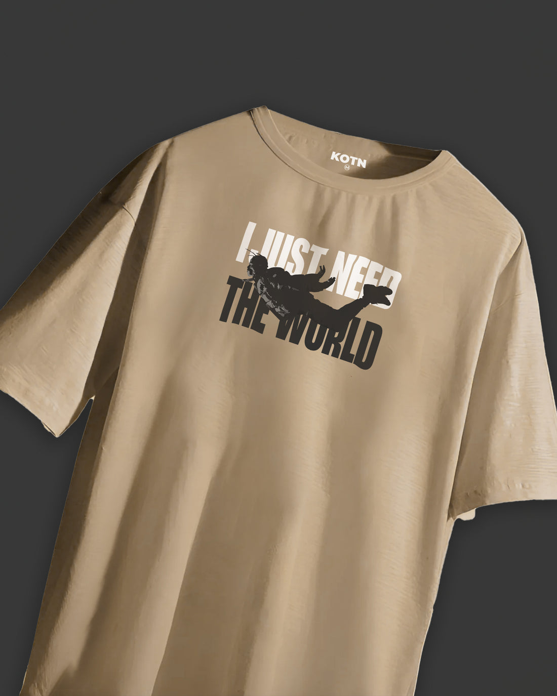 UTOPIA - NEED THE WORLD OVERSIZED T-SHIRT