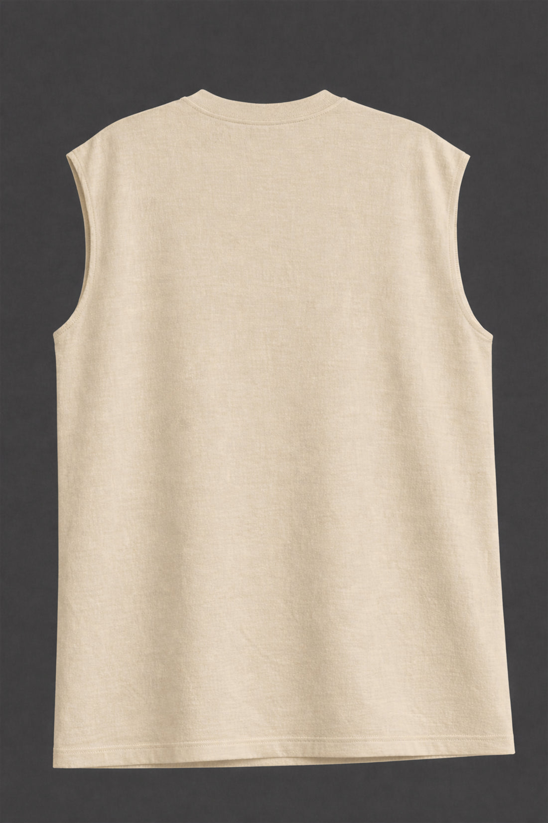 NIRVANA BEIGE OVERSIZED TANK