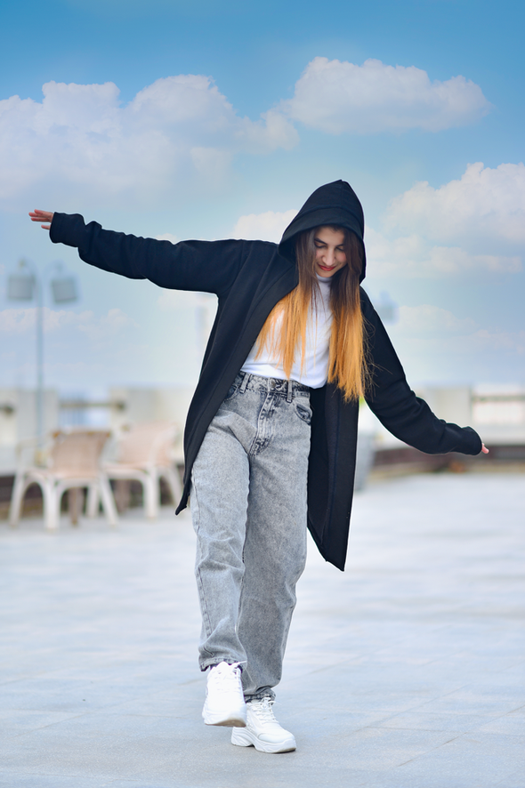 Black Fleece Long Coat
