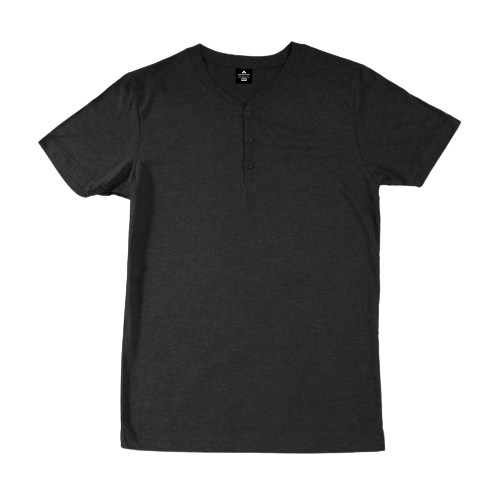 Black Henley T-Shirt