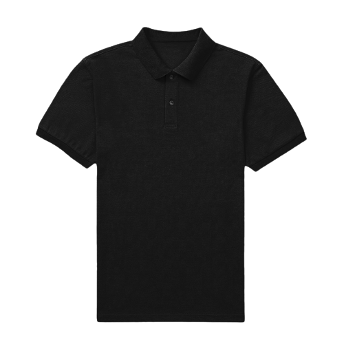 Black plain polo t shirt deals