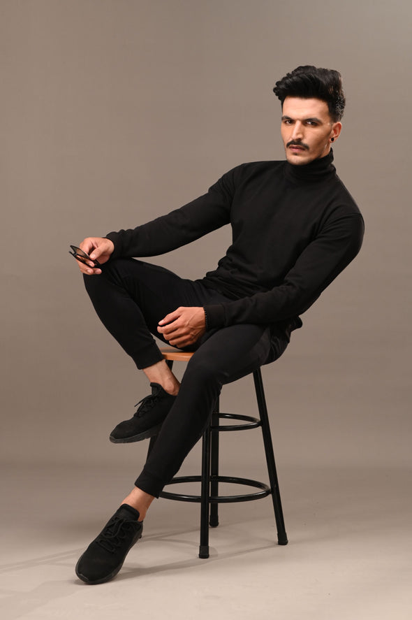 Black Jogger Pant - Men