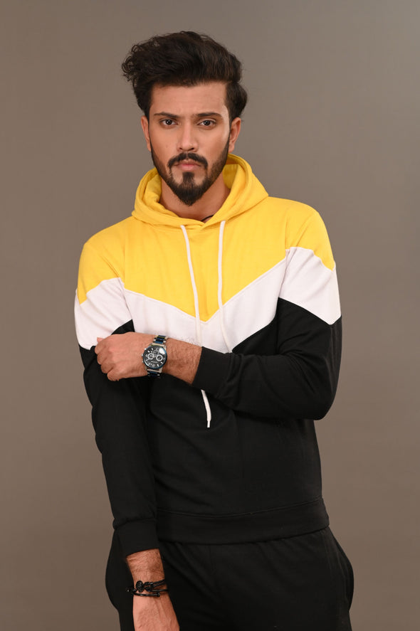Color Block Hoodie - Men