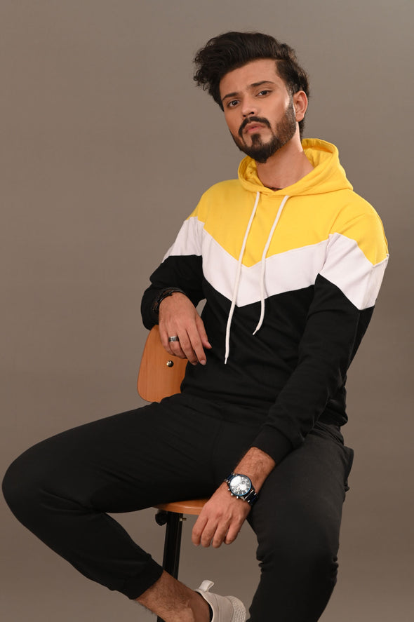 Color Block Hoodie - Men