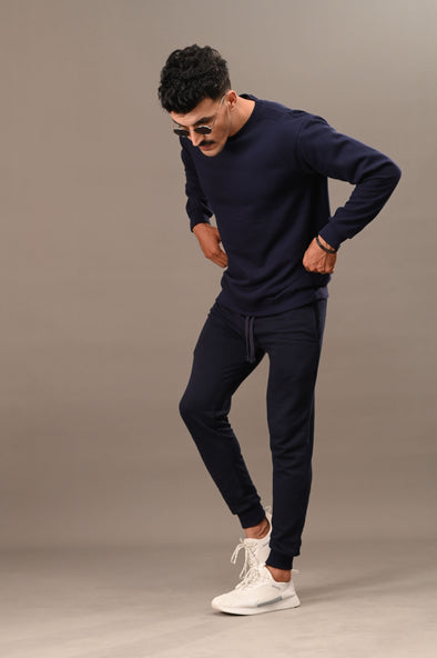 Navy Blue Jogger Pant - Men