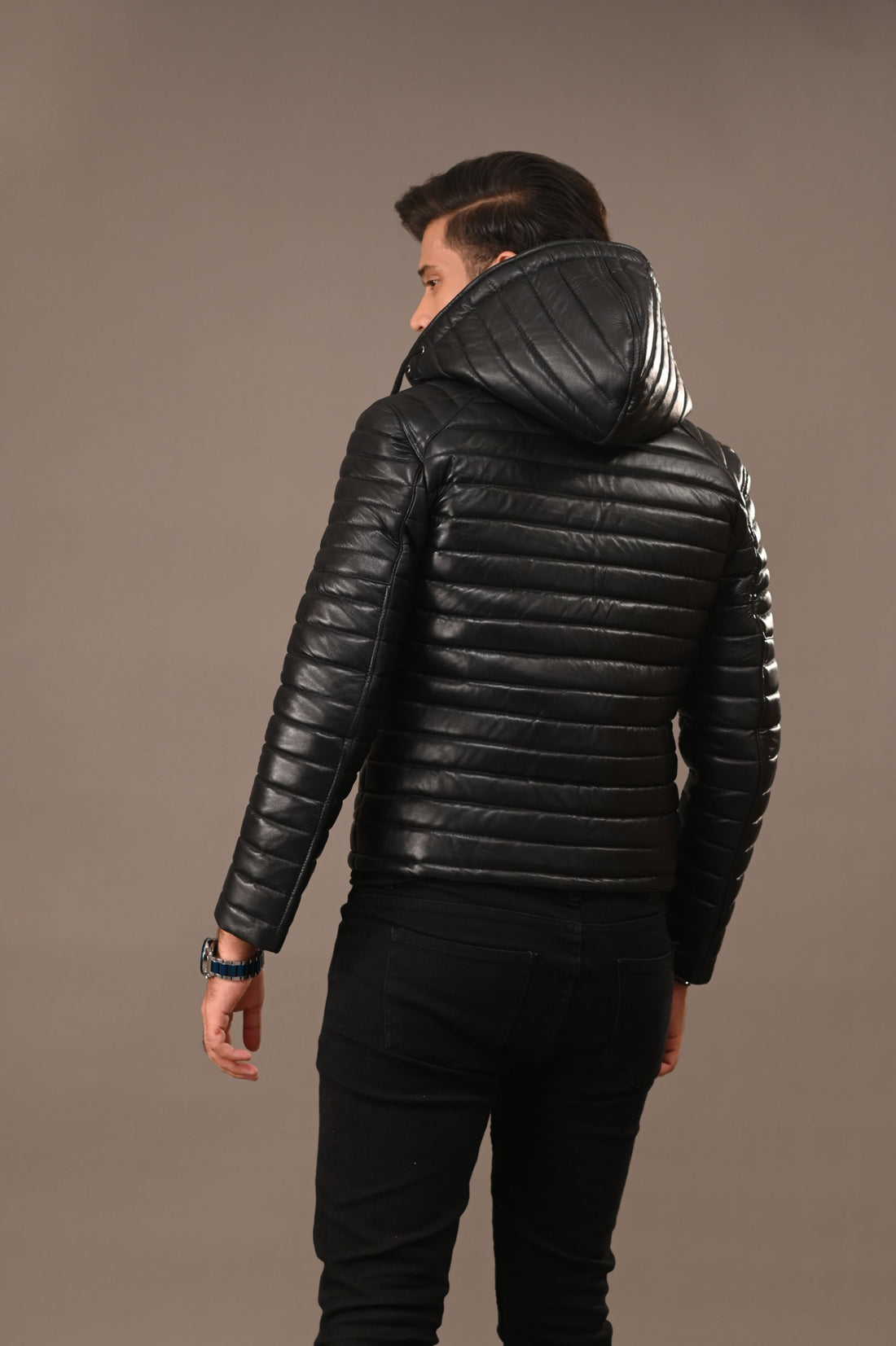 Black Puffer Jacket - Men